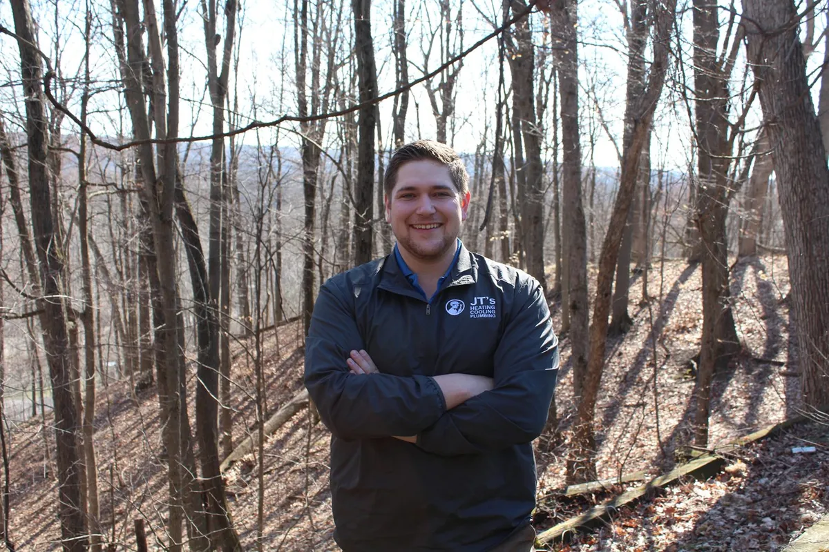 Portrait of JT, owner of JT's Heating Cooling & Plumbing